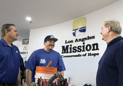 IWSH, Local Plumbers Complete Major Upgrades at Los Angeles Mission